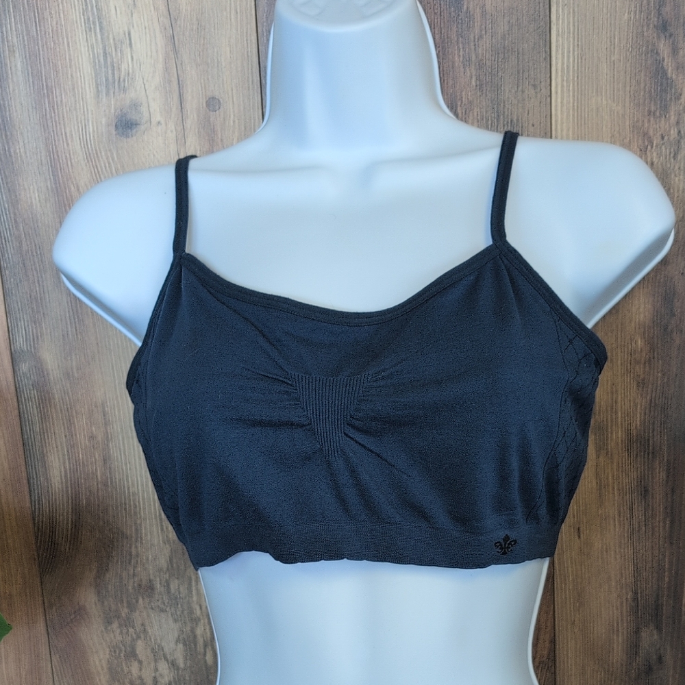 Lily of France Unpadded Lined Sports Bra Camisole XXL                K110